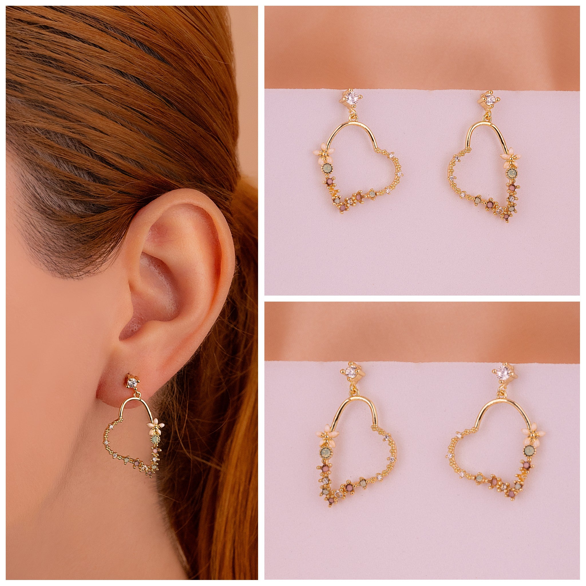 Aretes Norma Dorados