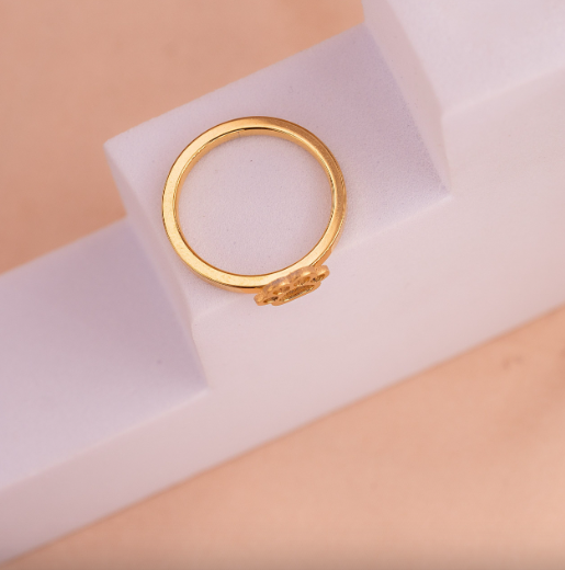 Anillo Huellita Dorado