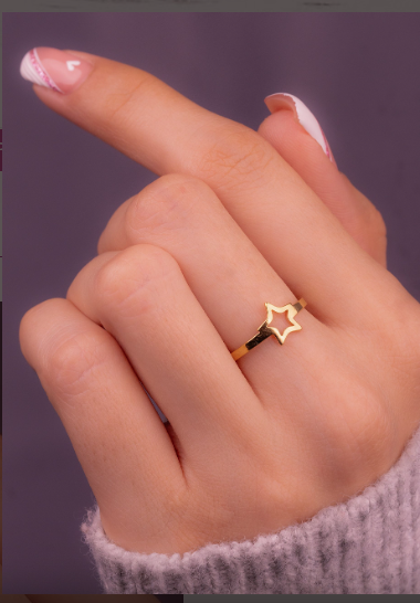 Anillo Estrellita Dorada