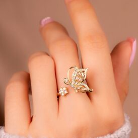 Anillo Mariposa Flor