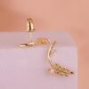 Aretes Espigas Dorados