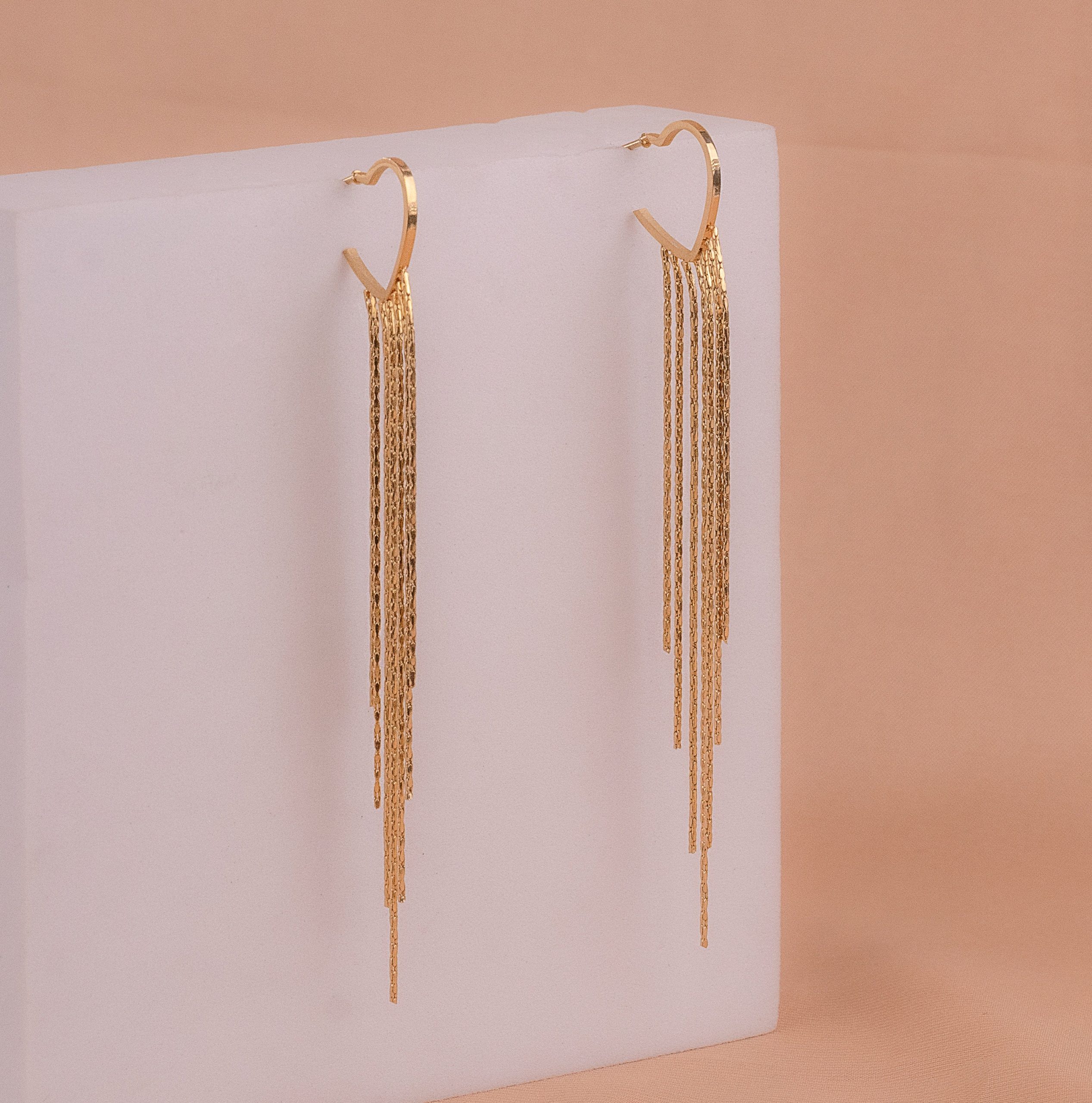 Aretes Corazones Lazos
