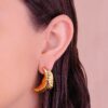 Aretes Croissant Dorados
