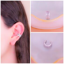 Ear Cuff Leticia Plateado