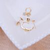 Set Aretes Estrellas Dorado