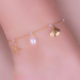 Tobillera Concha Estrella