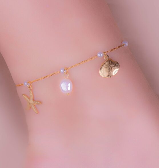 Tobillera Concha Estrella