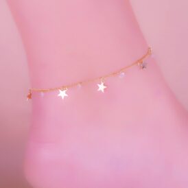 Tobillera Estrellitas Dorada