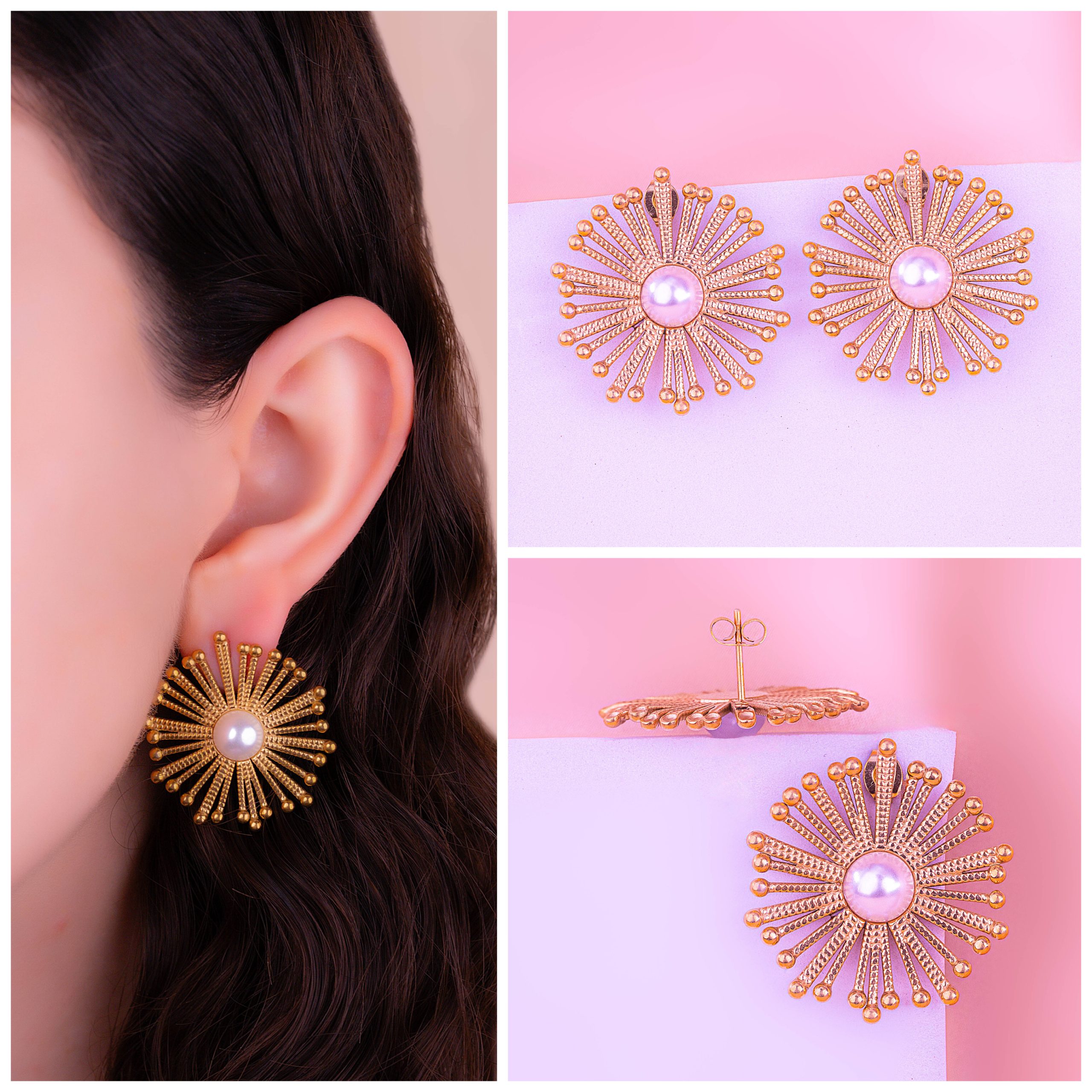 Aretes Solara Dorados