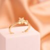 Anillo Estrellas Dorado