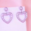 Aretes Corazones Martillados