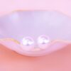 Aretes Perlas Blancas Grandes