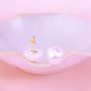Aretes Perlas Blancas Grandes