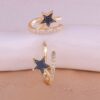 Ear Cuff Estrella Negra