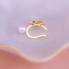 Ear Cuff Flor Perla