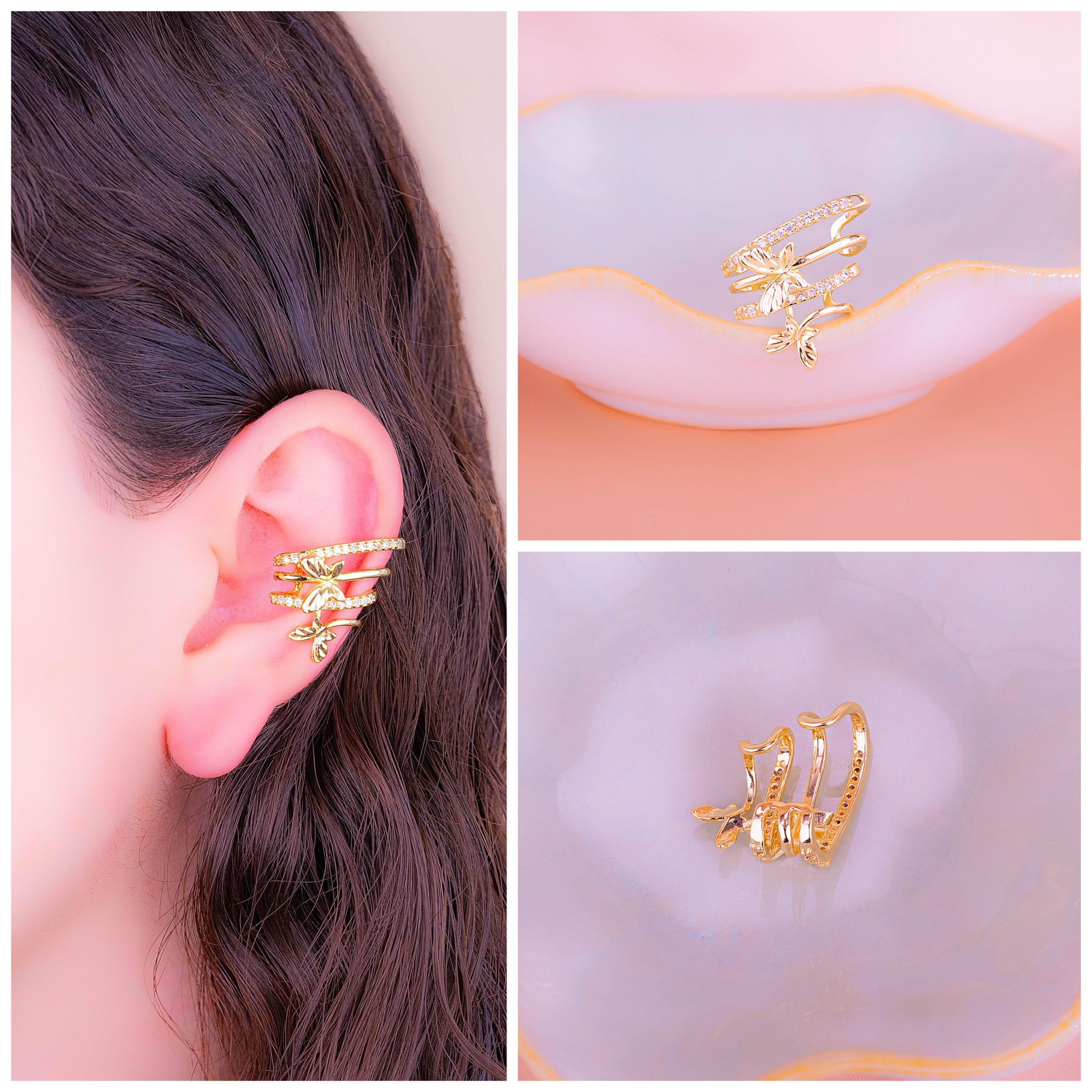 Ear Cuff Mariposas