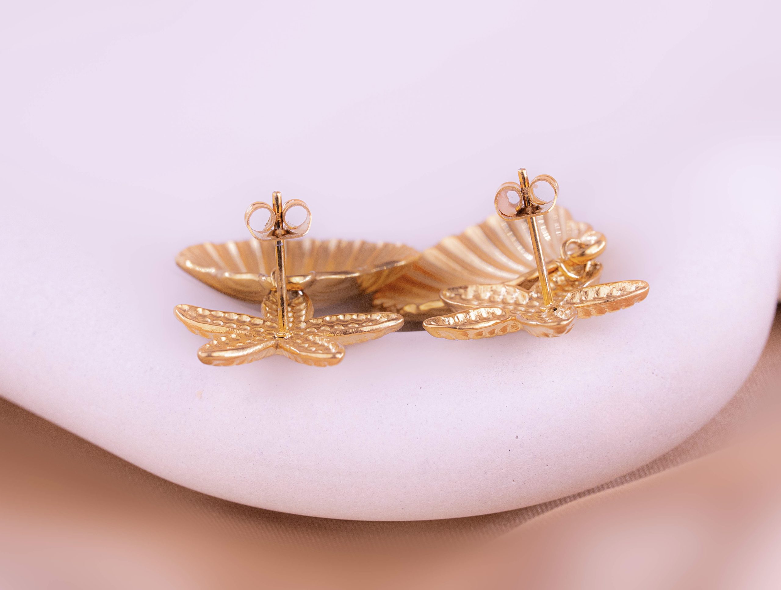 Aretes Conchas Estrella