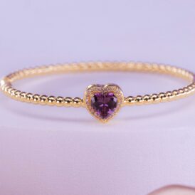 Brazalete Corazón Púrpura