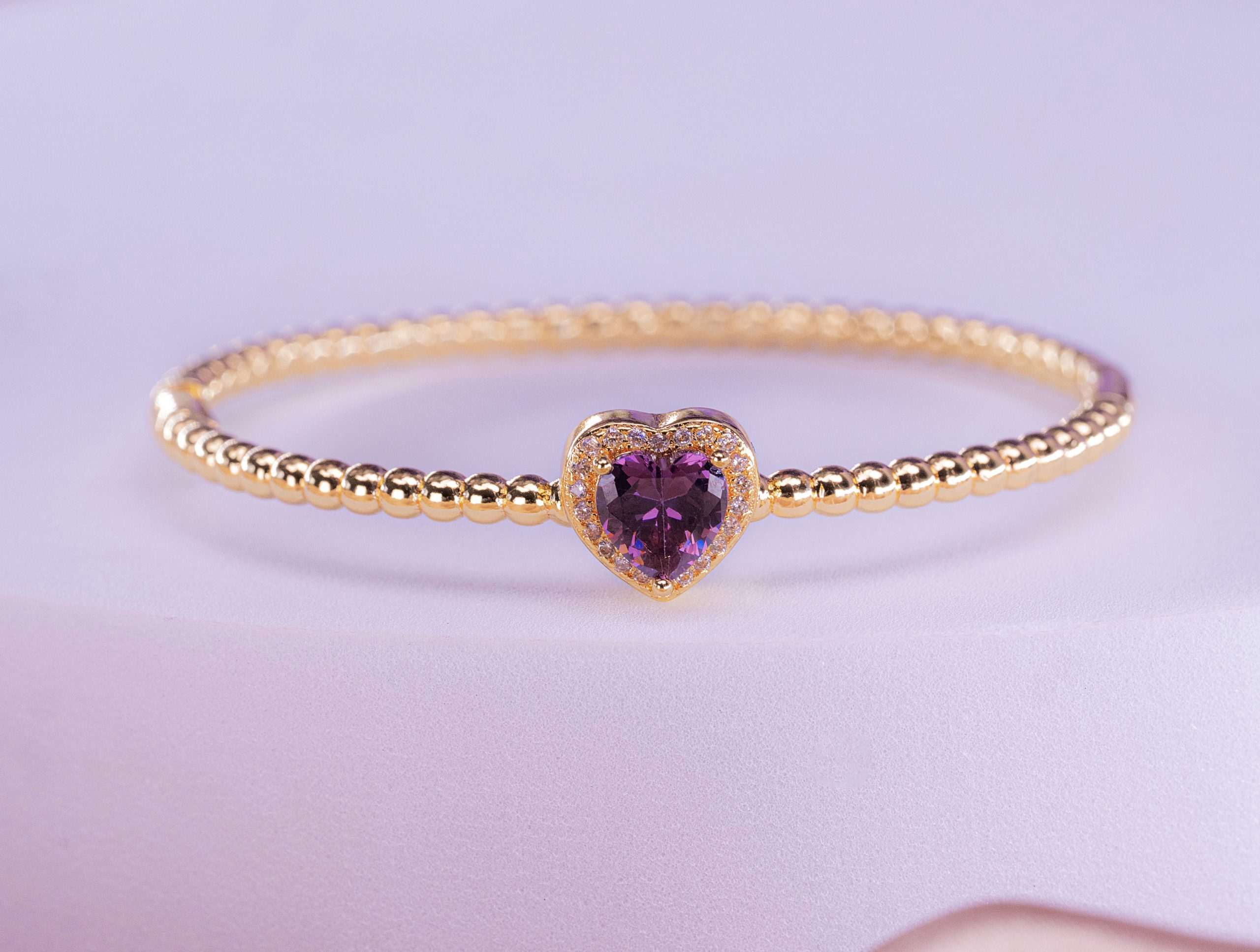 Brazalete Corazón Púrpura
