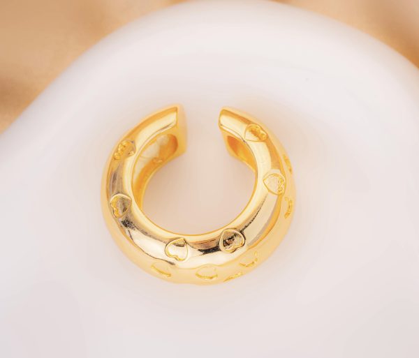 Ear Cuff Chunky Corazones