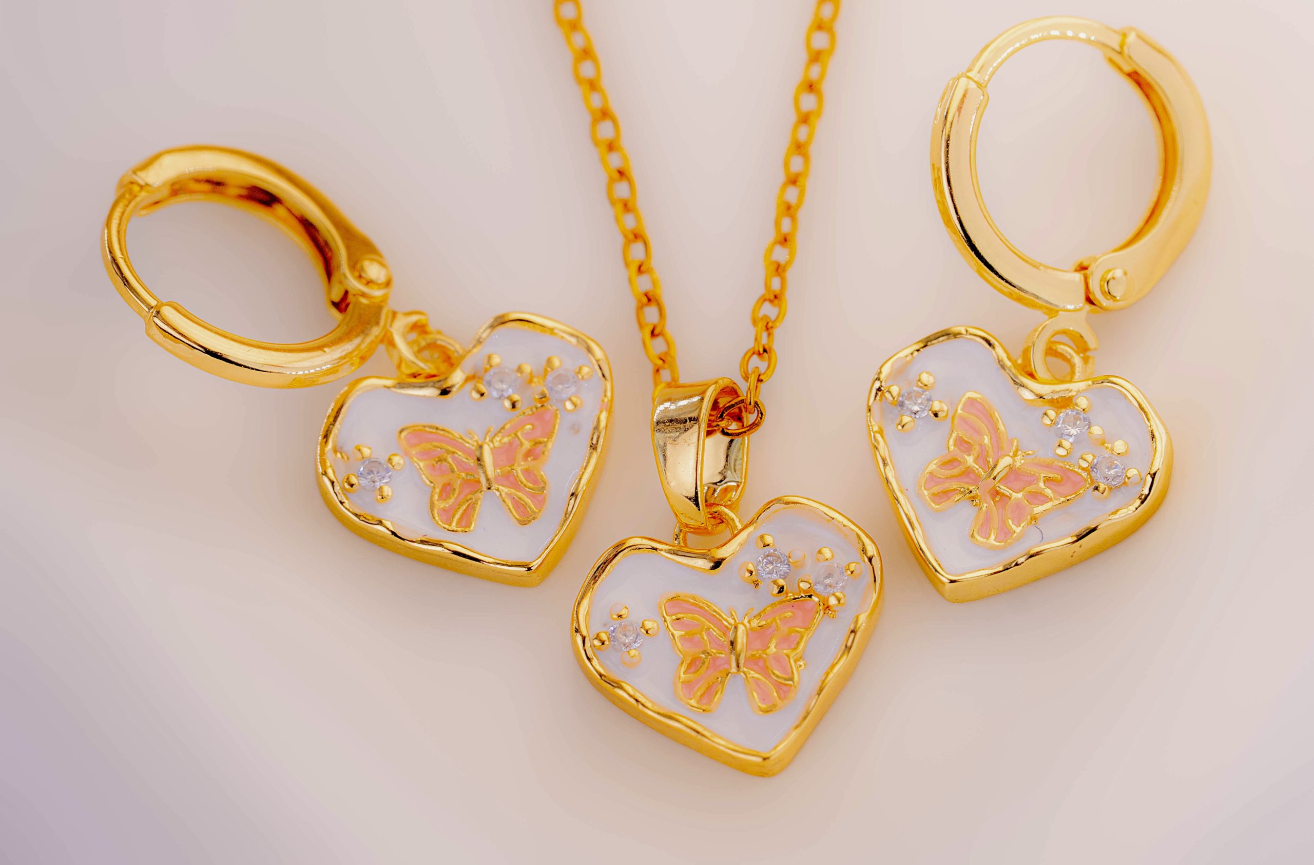 Juego Corazón Mariposa