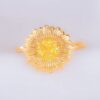 Anillo Girasol Ámbar