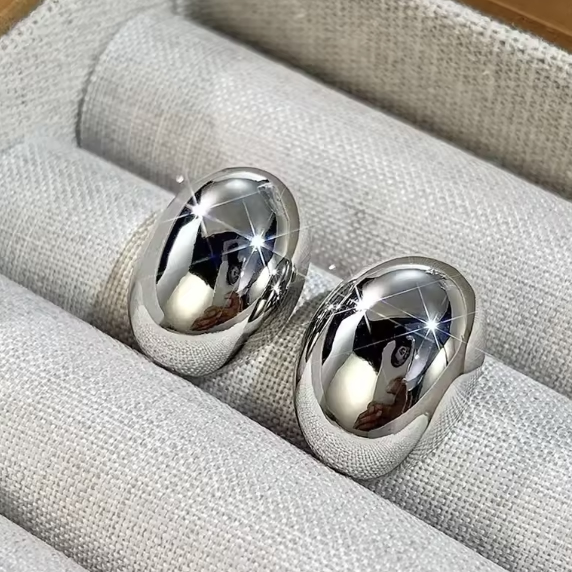 Aretes Aineh Plateados