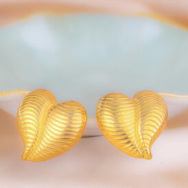 Aretes Latido Dorados