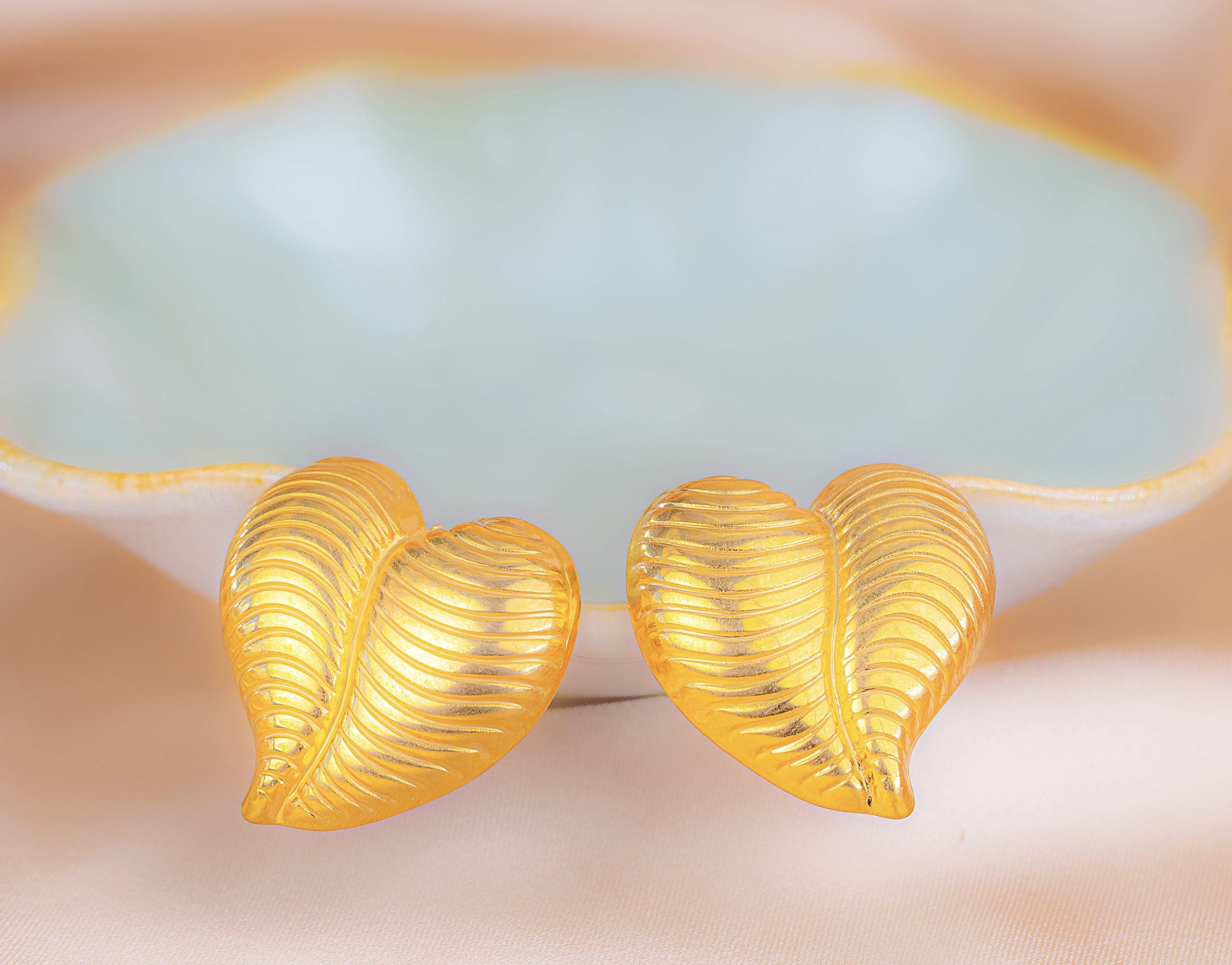 Aretes Latido Dorados