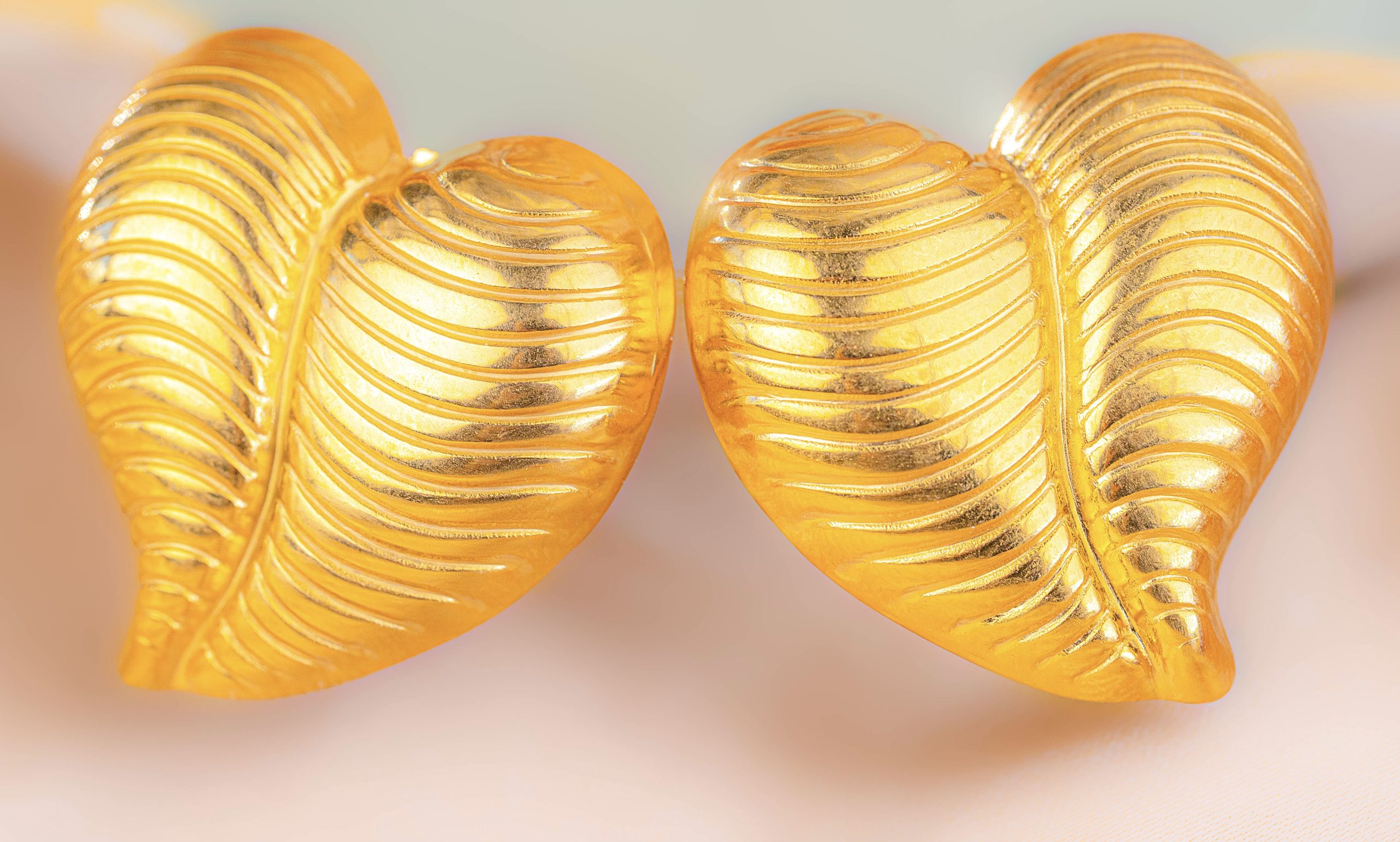 Aretes Latido Dorados
