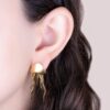 Aretes Medusa Dorados