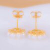 Aretes Rosas Perlas