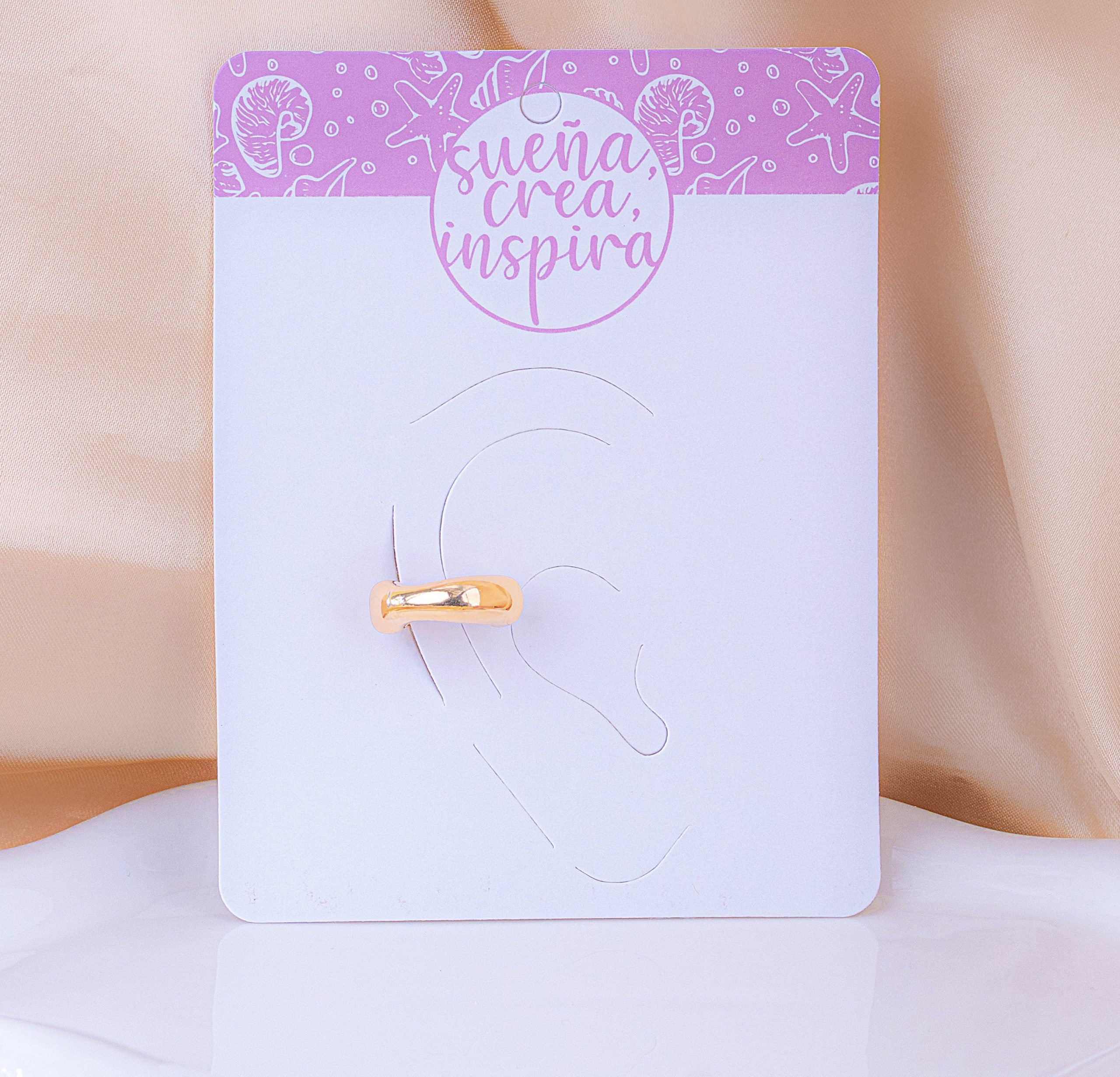 Ear Cuff Bolda Dorado