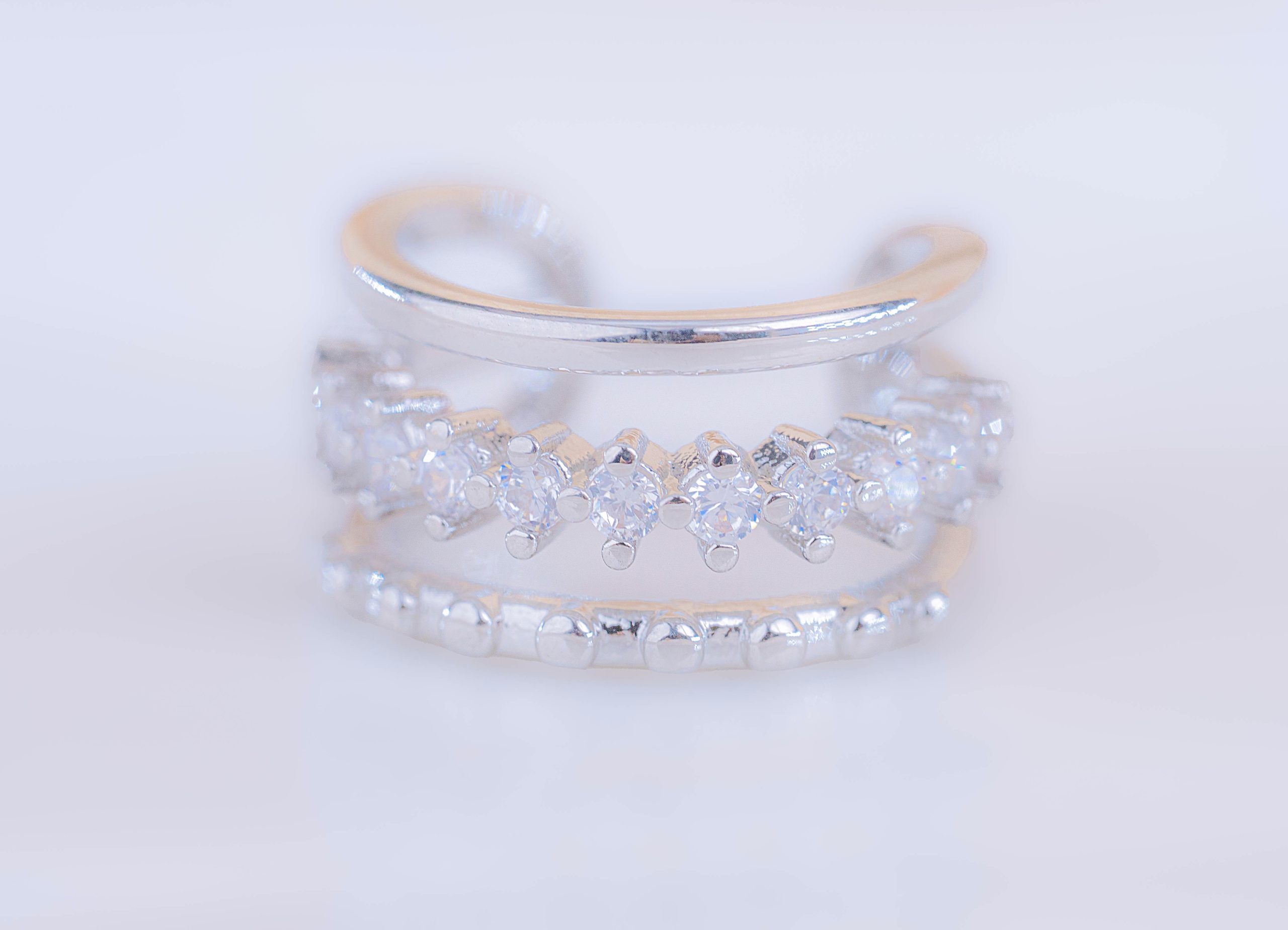 Ear Cuff Liora Plateado