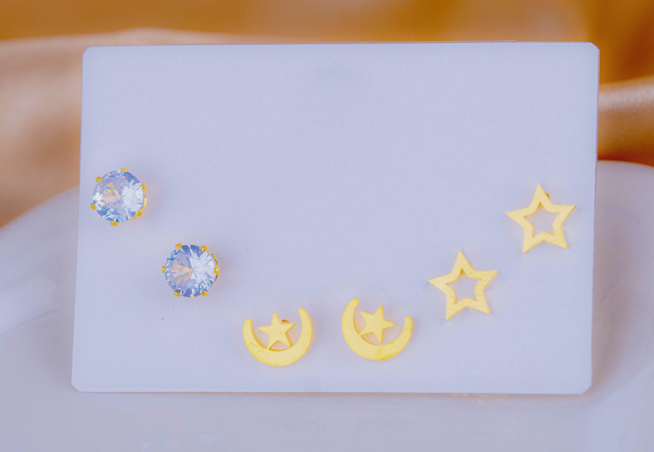 Set X 3 Pares Topitos Luna Estrella