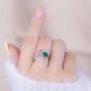 Anillo Colibrí Plateado