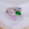 Anillo Colibrí Plateado