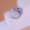 Anillo Corazón Liso Plateado Talla 7