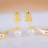 Aretes Gota Perla
