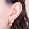 Aretes Moño Corazones