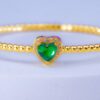 Brazalete Corazón Esmeralda