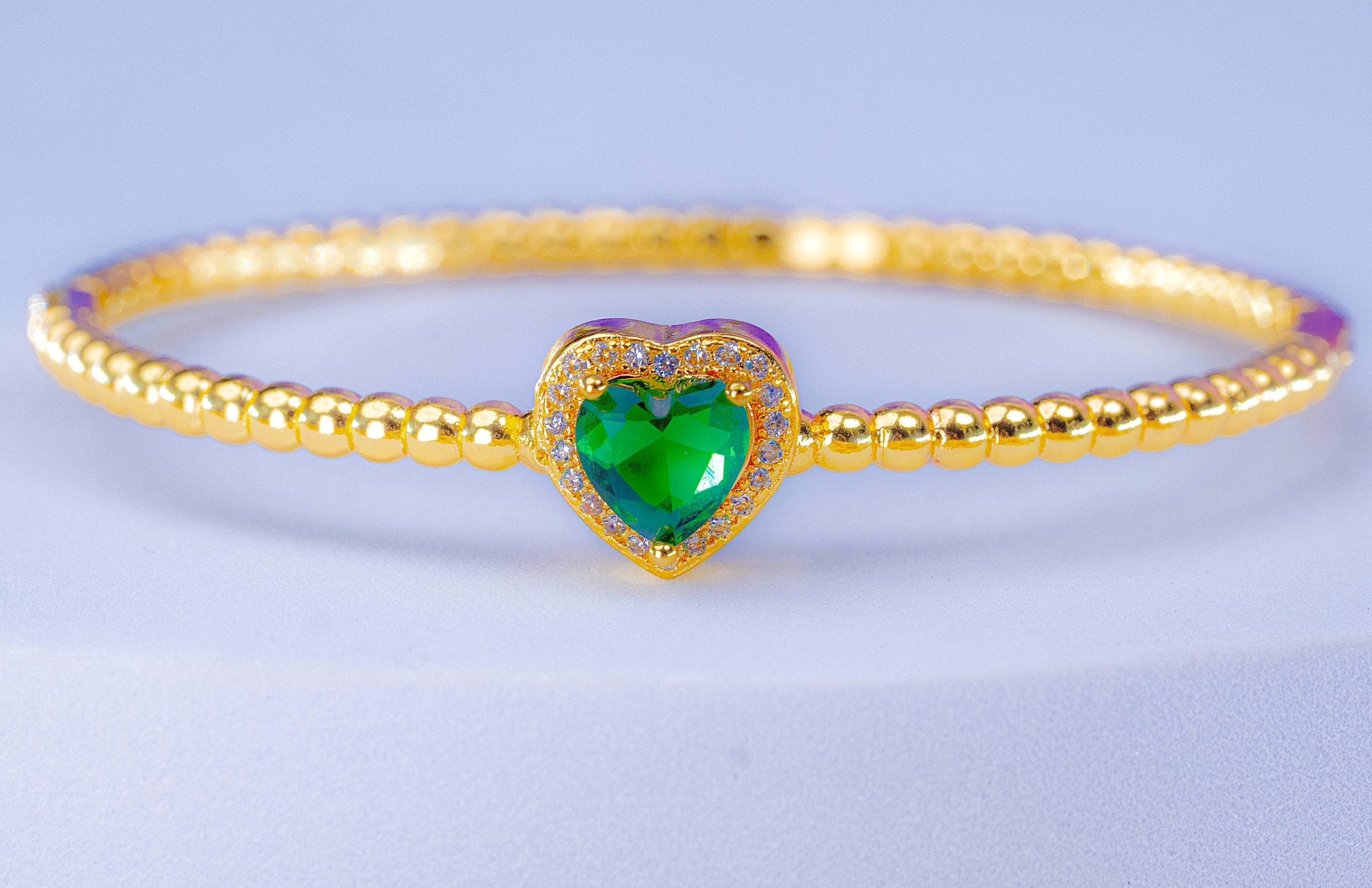 Brazalete Corazón Esmeralda