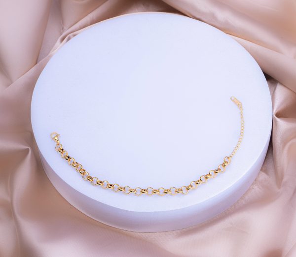 Pulsera Argollas Dorada
