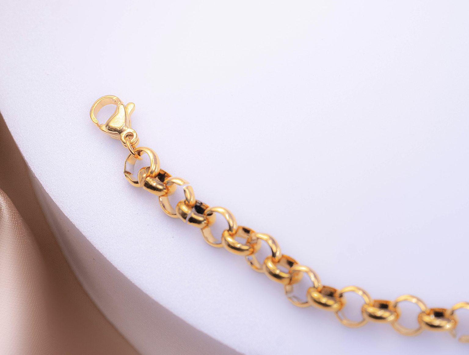 Pulsera Argollas Dorada