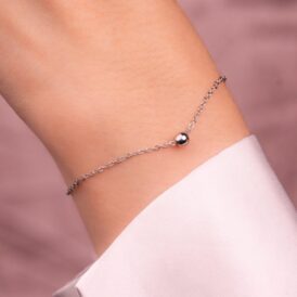 Pulsera Balín Mini Plateada