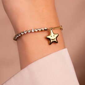 Pulsera Estrella Circones Dorada