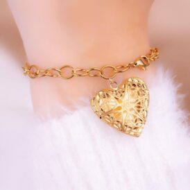 Pulsera Relicario Corazón Secreto