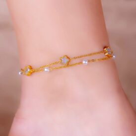 Tobillera Estrellas Dorada