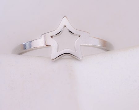 Anillo Estrellita Plateado Talla 7