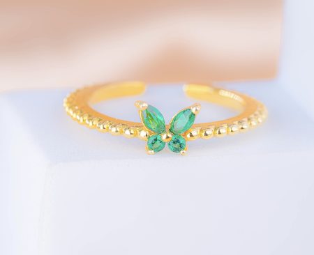 Anillo Mariposa Verde